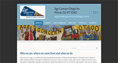 Desktop Screenshot of ageconcernotago.com